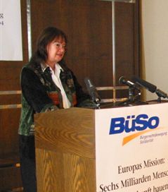 Helga Zepp-LaRouche spricht in Berlin