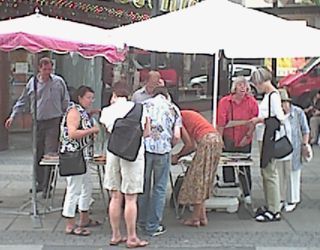 Informationskampagne in der Stiftstraße Stuttgart