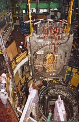 Modellspule des Projekts ITER