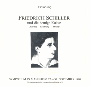 Einladung zum Schiller-Symposium