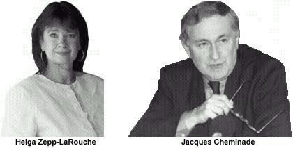 Helga Zepp-LaRouche und Jacques Cheminade